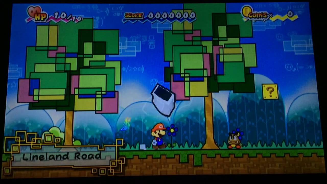 Super Paper Mario #2 Mario's Flip Ability - YouTube