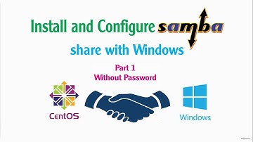 Install and Configure Samba on CentOS 7 ( without Password )