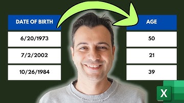 How to Calculate Age From Date of Birth in Excel using YEARFRAC & Power Query