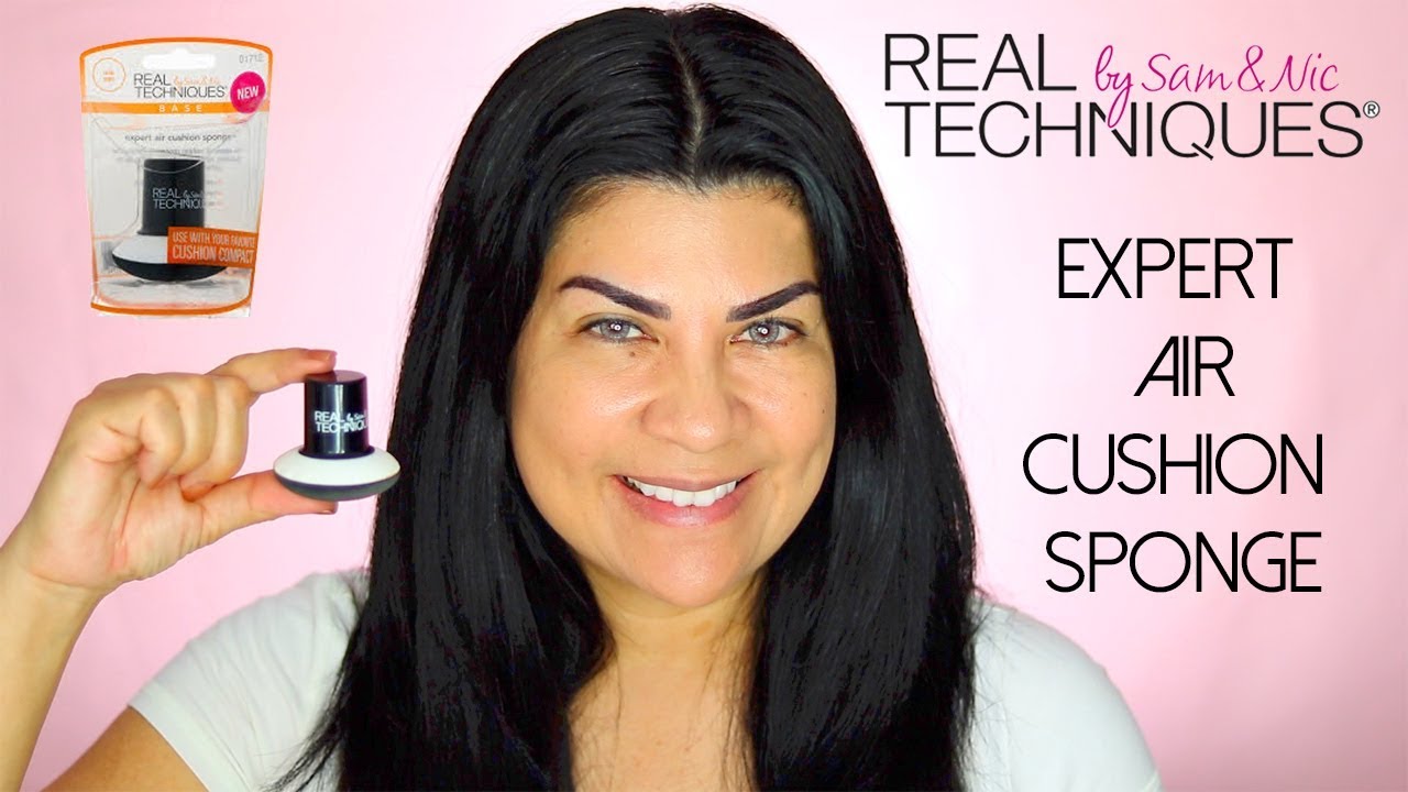 REAL TECHNIQUES EXPERT AIR CUSHION SPONGE First Impressions YouTube
