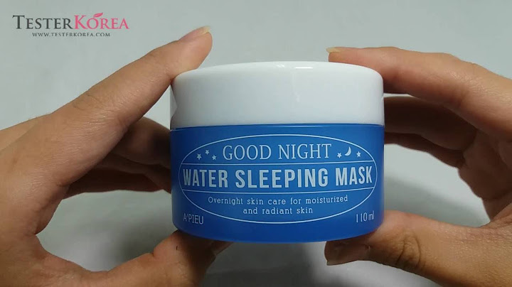 Good night water sleeping mask review