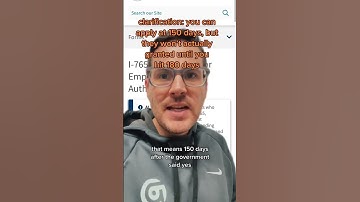 Apply for EAD at fewer than 150 days?