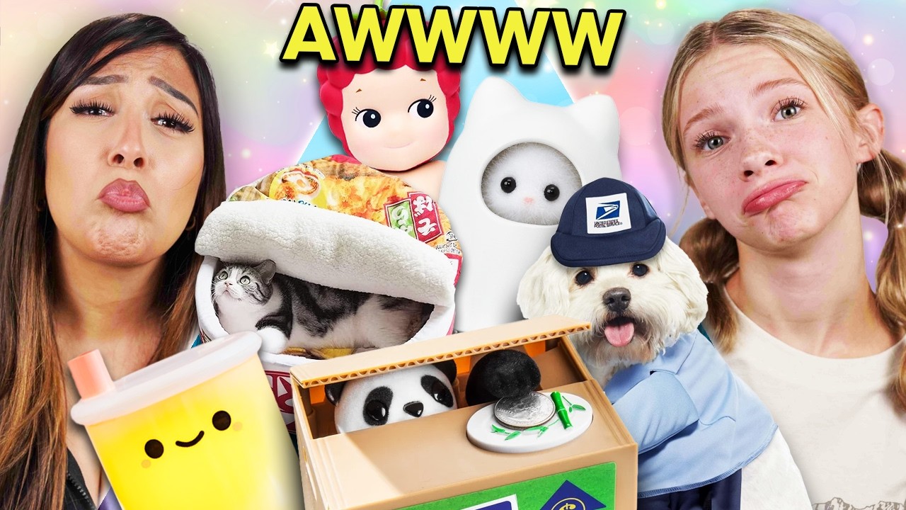 We Try The Cutest Things Ever (Gudetama, Miniverse, & More!)