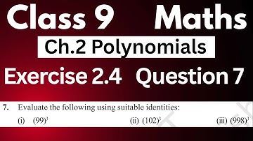 Class 9 Maths Exercise 2.4 Question 7 | Chapter 2 Polynomials NCERT Solutions by JP Sir