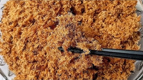 DAMBUN KAZA /CHICKEN FLOSS RECIPE