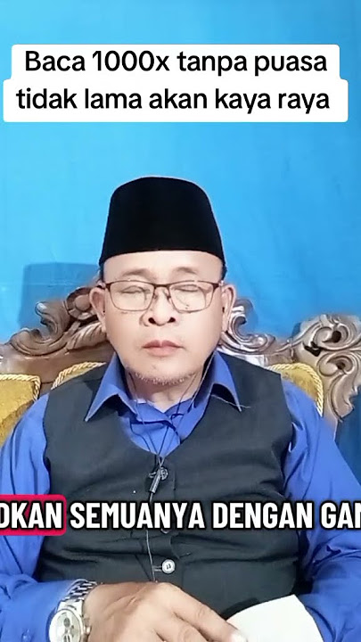 Read 1000 times without fasting then In Shaa Allah you will be rich #doamustajab