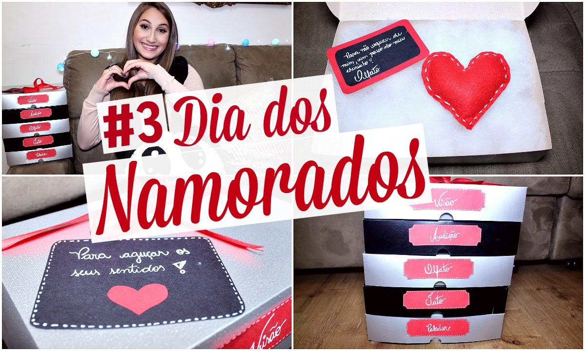 Presente 5 sentidos para namorado Presente 5 sentidos para namorado