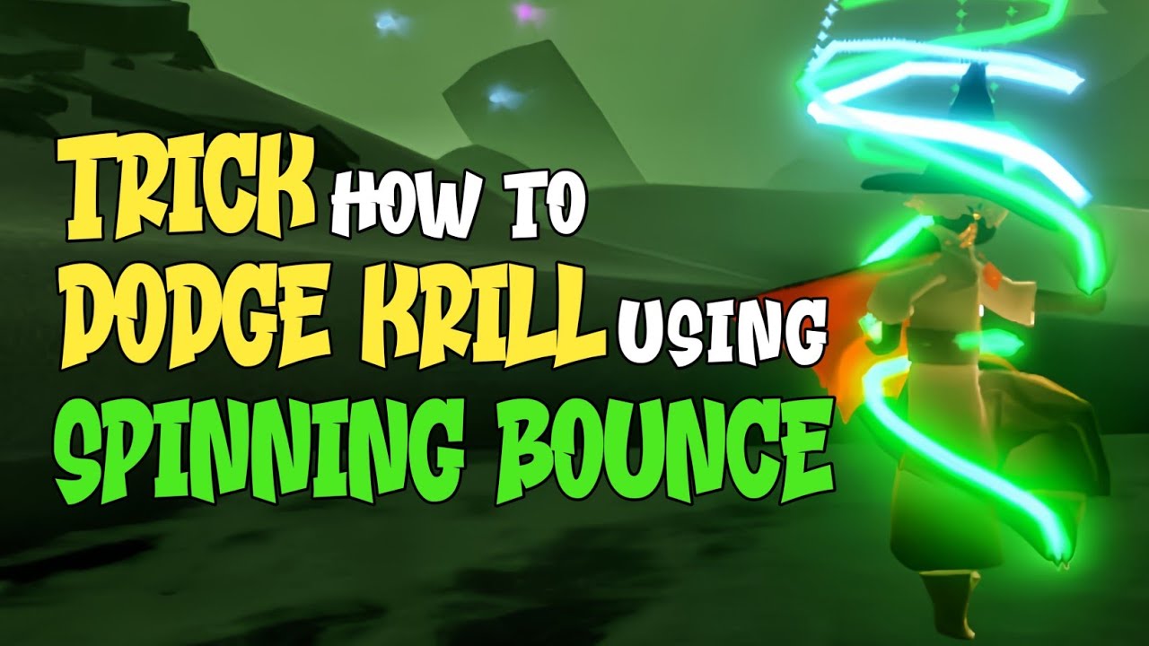 How to Dodge Krill | Trick Spinning Jump Bounce | Sky Children of the Light