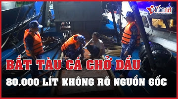 Bộ tư lệnh bắt giữ tàu cá vận chuyển 80.000 lít dầu không rõ nguồn gốc | Vietnamnet