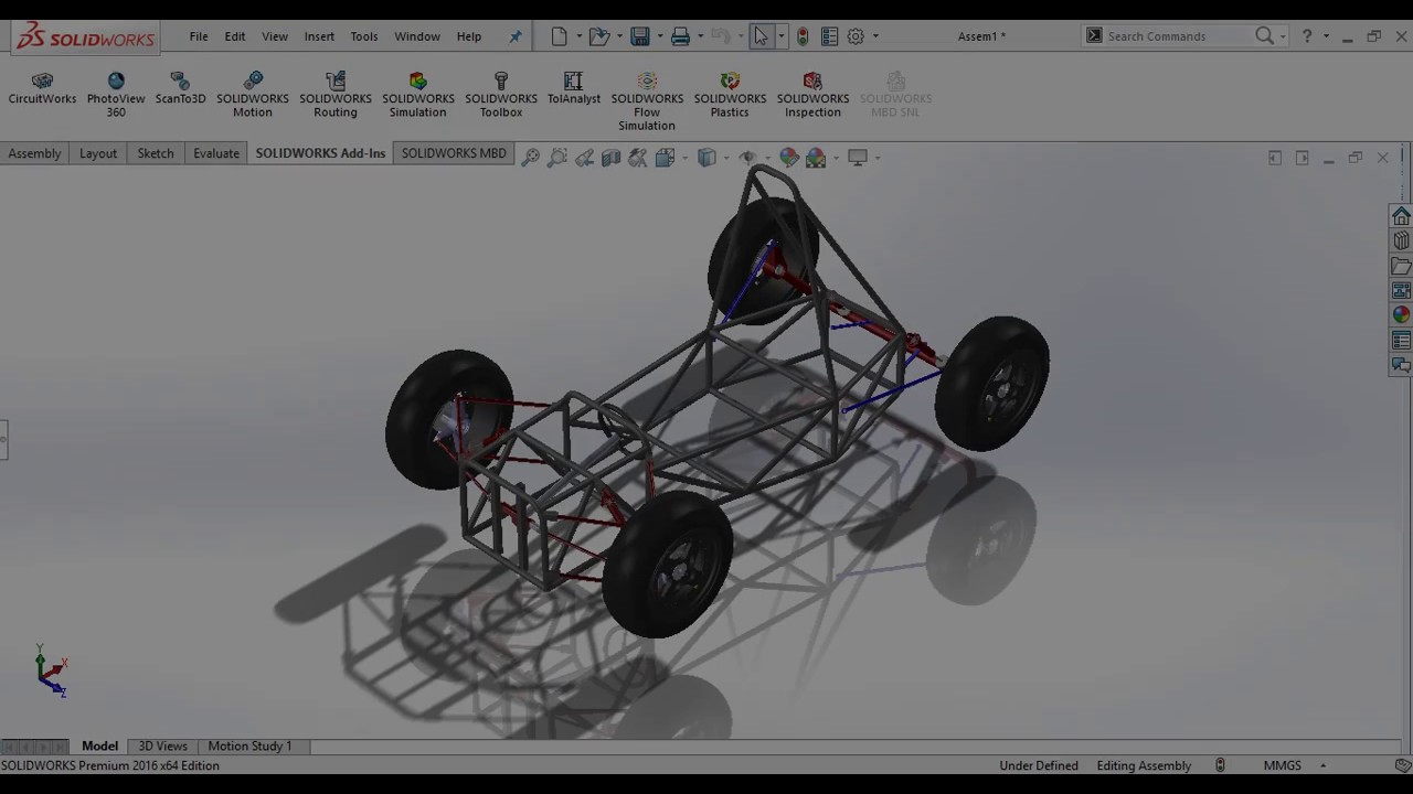 SOLIDWORKS Suspension 2D & 3D YouTube