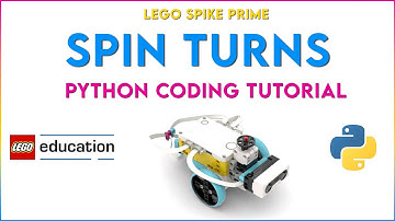 Lego Spike Prime - Spin Turns Using Python Code Tutorial