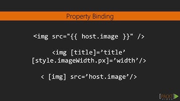 Web Development with Angular 2 & Bootstrap : Angular 2 - Property binding | packtpub.com