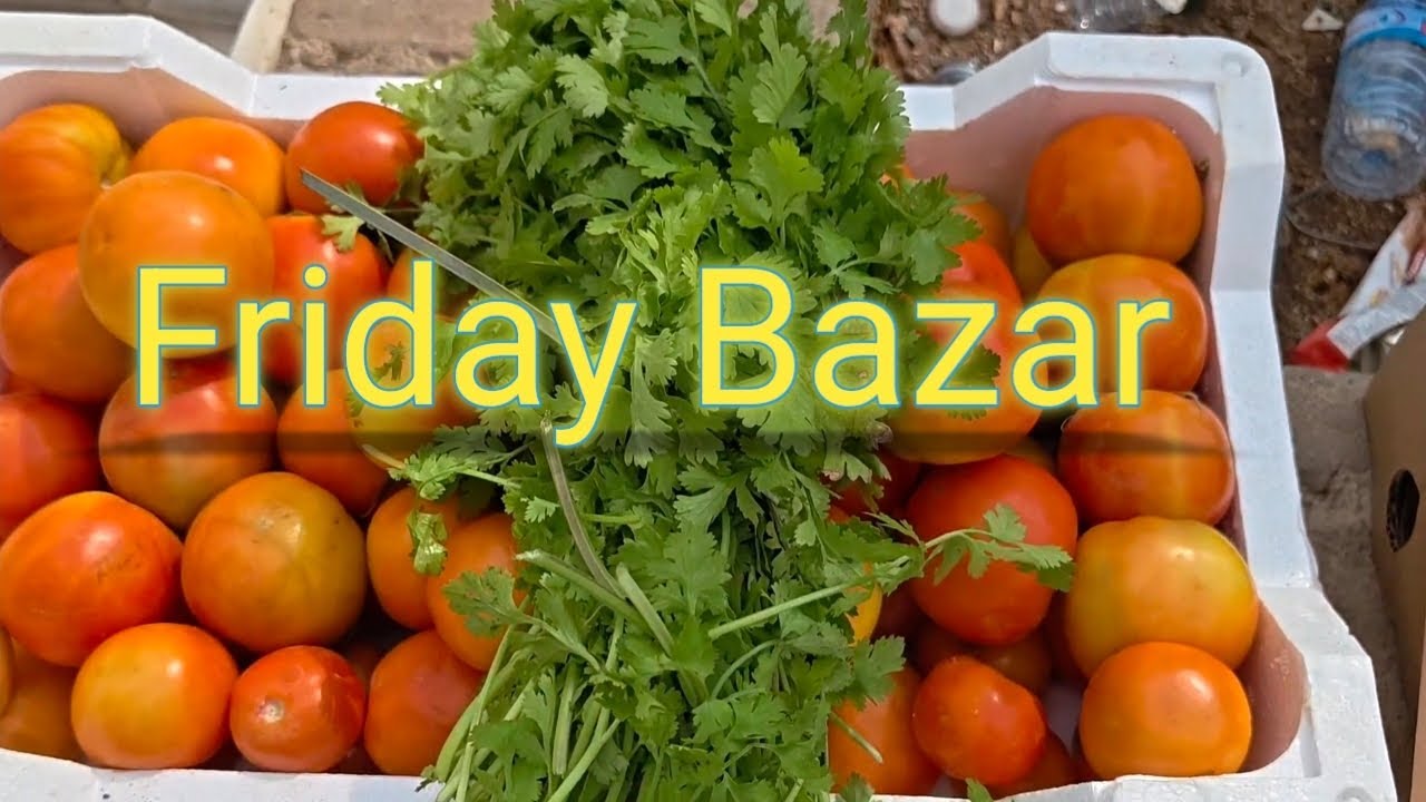 Friday prayer And Bazar 