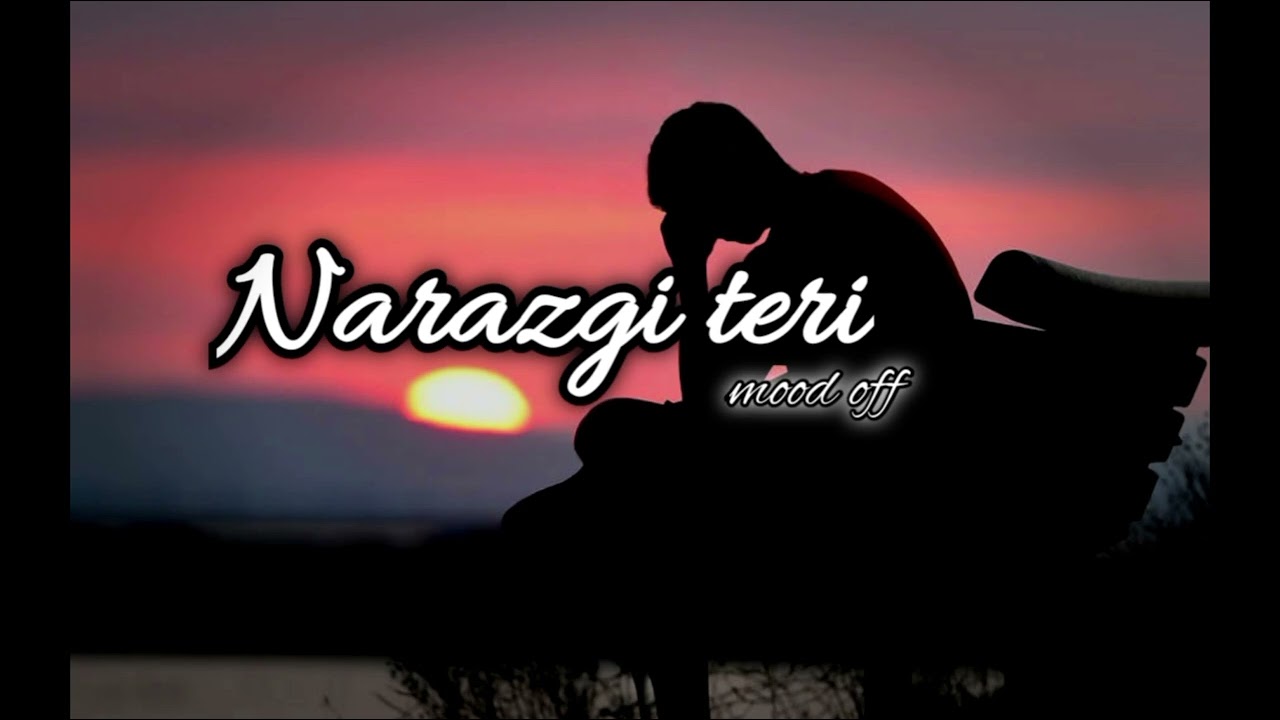 narazgi teri (slowed) | mood off | song |
