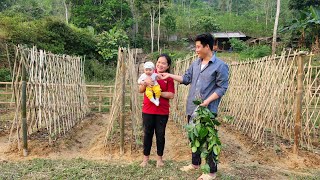 A 14-Year-Old Single Mother - Daughter (Laura) Is Sick, Receiving Support From Neighbors - Gardening