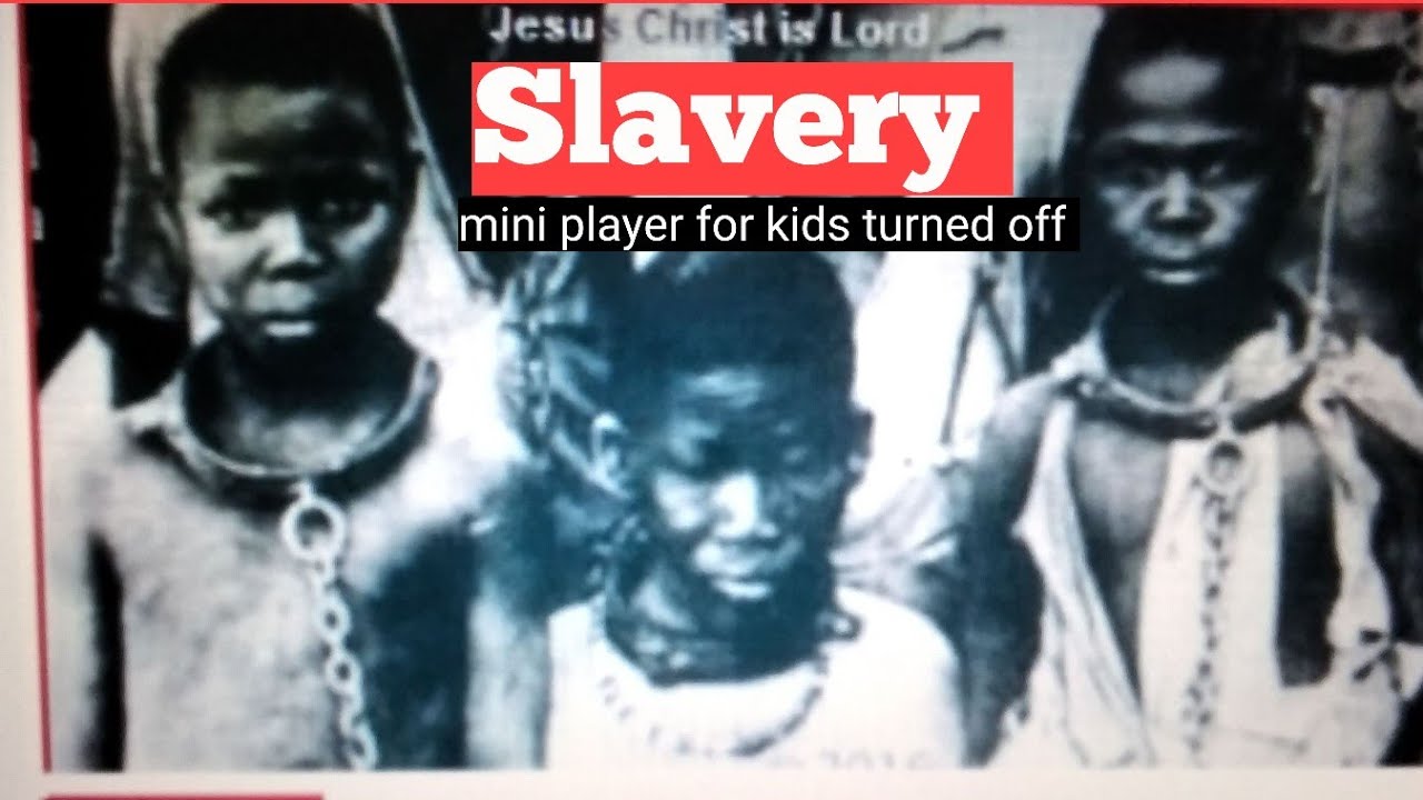Hidden Black British history slavery mini player for kids turned off