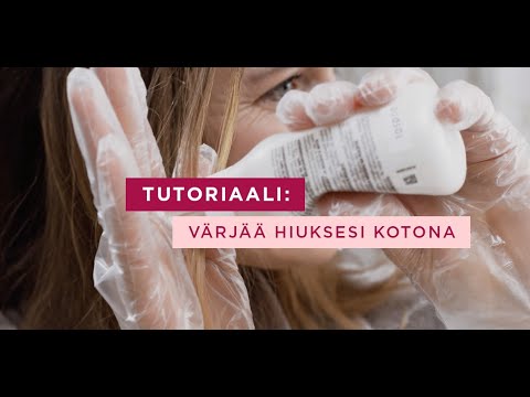 Video: Kuinka värjätä hiukset itse kotona