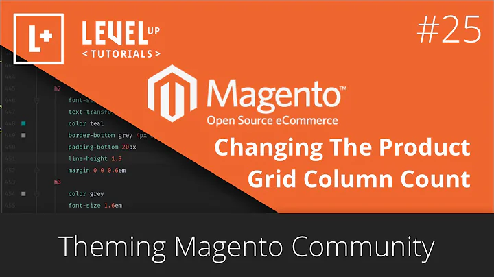 Theming Magento Community #25 - Changing The Product Grid Column Count