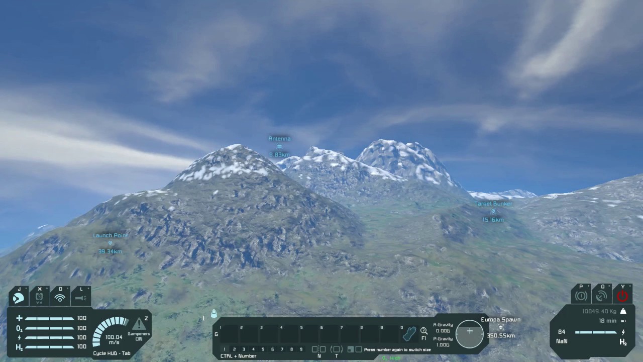 Long Range Planetary Cruise Missile Test - Space Engineers - YouTube