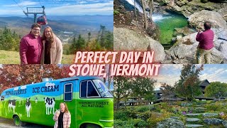 Stowe VT Vlog! Brunch at Cliff House Restaurant, Waterfalls, Ben & Jerrys, Trapp Family Lodge & MORE