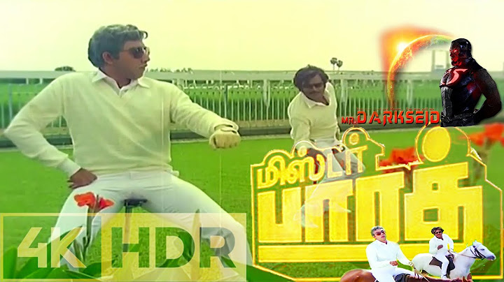 Ennamma Kannu | Mr. Bharath | 4K video song | Rajnikanth | Sathyaraj | Ilaiyaraaja