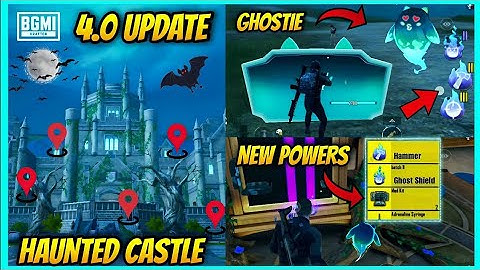 BGMI NEW 4.0 UPDATE || Magical Horror Ghost Mode || New Features And Powers || 4.0 update gameplay