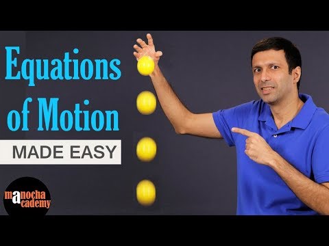 Video: Wat zijn enkele voorbeelden van waar de bewegingsvergelijkingen worden gebruikt?
