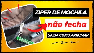 COMO CONSERTAR ZIPER QUE NÃO FECHA