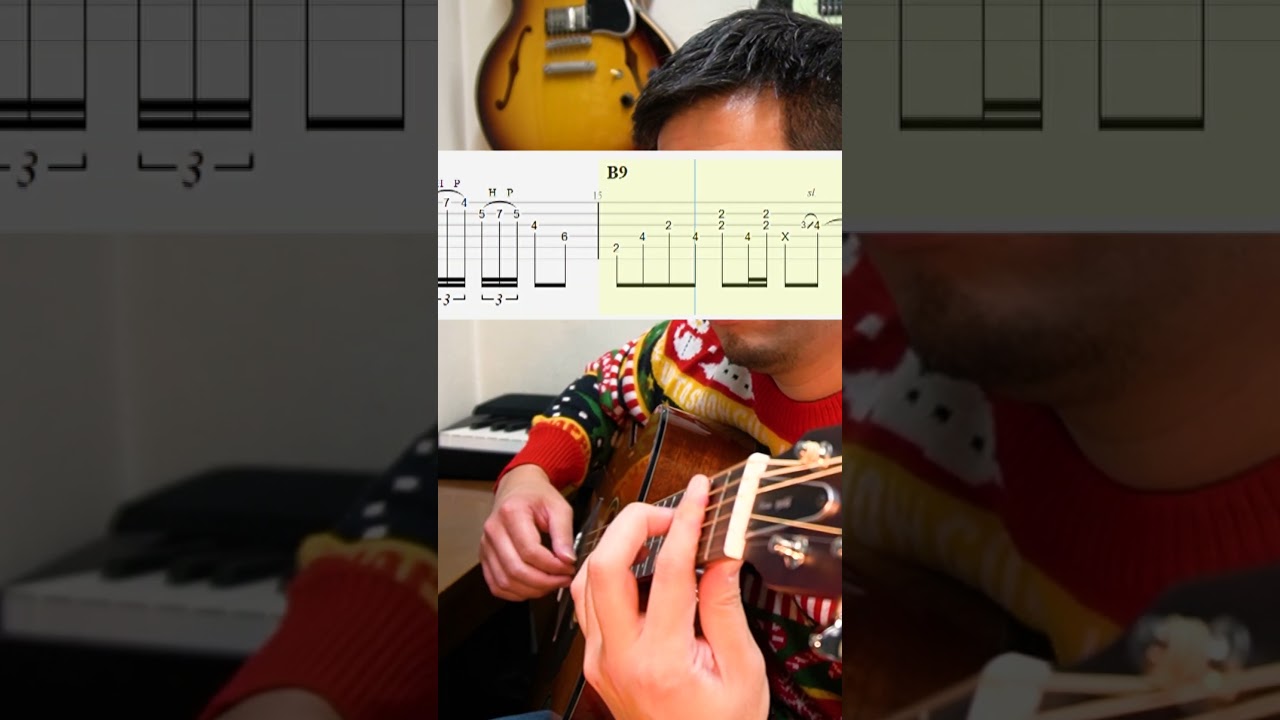 【クリスマスソングTAB】クリスマス・イブ/山下達郎 #shorts #ギター #アコギ