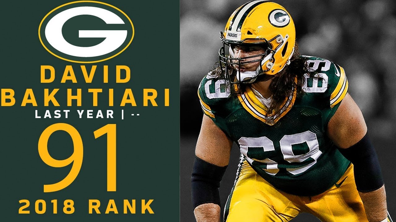 91: David Bakhtiari (OT, Packers), Top 100 Players of 2018