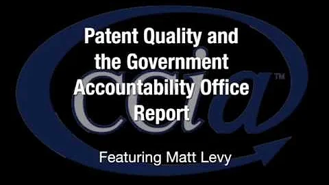 GAO Report and Patent Quality