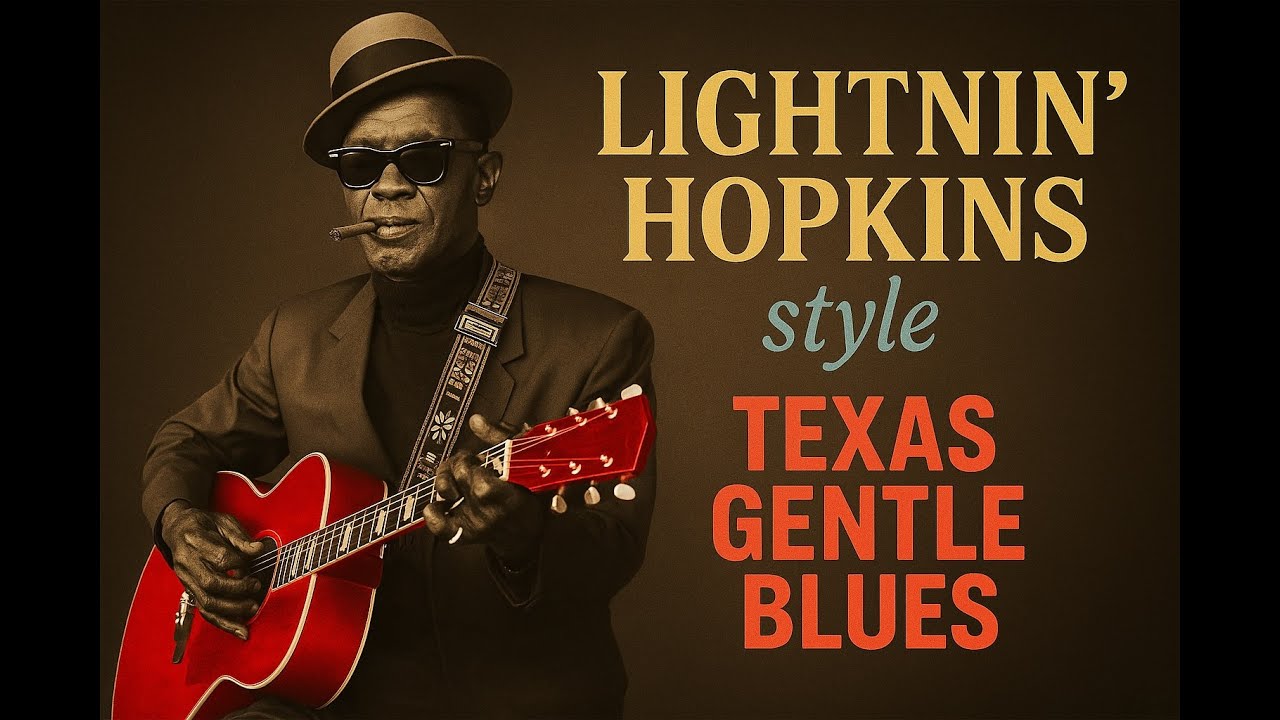 Lightnin’ Hopkins style | Acoustic Blues Album (Texas Country Blues, Fingerpicking Guitar)