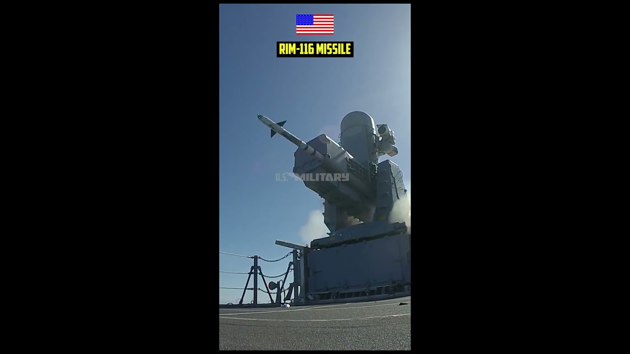 Scary Firing Of RIM 116 Rolling Airframe Missile Can Destroy Anti Ship Cruise Missiles Enemy