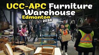 Склад меблів для новоприбулих в м. Едмонтон - UCC-APC Furniture Warehouse in Edmonton, Canada