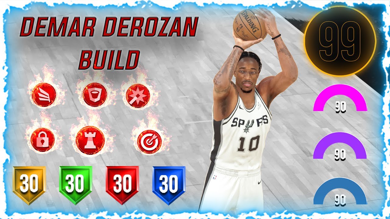 Slashing Monster! DeMar DeRozan Build (HOF Dribbling and Finishing) NBA 2K21 Build Creation