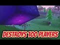 100 PLAYERS DESTROYED BY A LIGHTNING CUBE - Fortnite Weekly Funny Moments #4