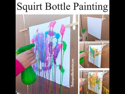 squirt bottle painting youtube squirt bottle painting