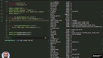 S3L3. Using lsmod utility to list loaded Kernel Modules | Linux Device Drivers for Beginners (101)