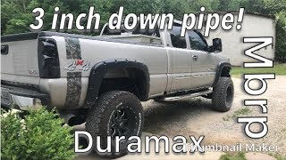 Duramax lly 5 inch straight pipe after down pipe