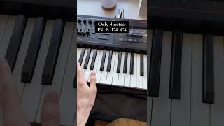 Video thumbnail of "How to play Old Time Rock & Roll in 47 sec. - easy, popular piano songs! #pianotutorial #learn #rock"