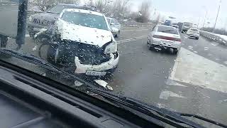 Авария 2 февраля на Ростовском шоссе
