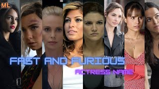 Fast and Furious Actress Cast | Real Names