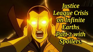 Justice League Crisis on Infinite Earths Part 2 movie review with spoilers.