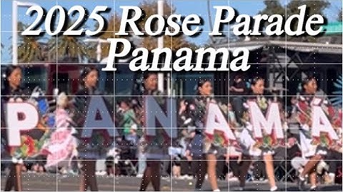 Panama Marching Band in 2025 Rose Parade