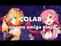 [Estudiamos español]Colaboración con mi amiga ninja japonesa. [Vtuber, Cyan Sarutobi]