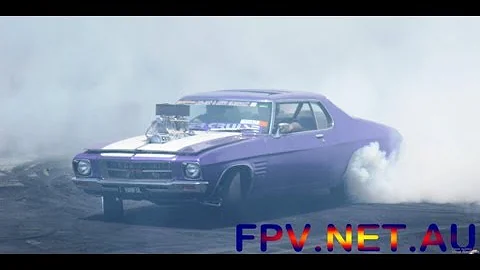 SUMMERNATS 26 - HANFUL BLOWN V8 HQ MONARO BURNOUT