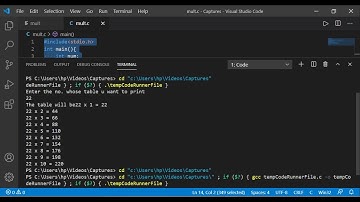 Print multiplication table of any number in C language.(Very easy way)👍👍👍