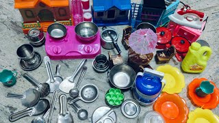 hello kitty kitchen set Amazing ASMR miniature cooking Play video kitchen toy video