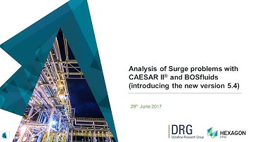 20170629 Analysis of Surge Problems with CAESARII and BOSfluids