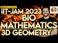 Biomathematics | 3D Geometry | IIT-JAM | #iitjam2023 [2022-2023]